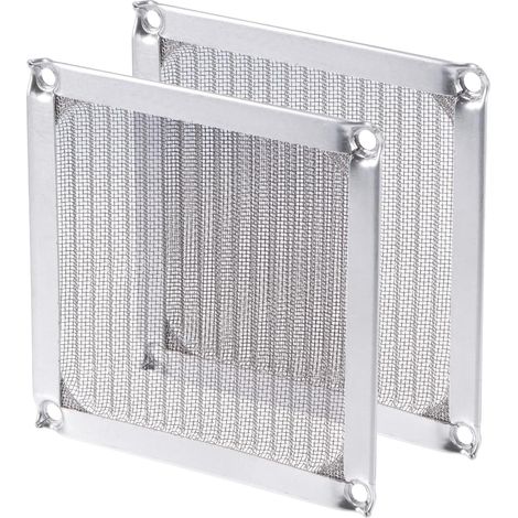 CCYKXA92mm Ordinateur Ventilateur Filtre Grilles INOX Acier Maille Anti-poussière Boîtier Couvercle pour Ordinateurs 2Pcs (1/5)
