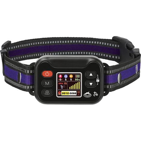 Collier GPS clôture invisible chien – 3 alertes, rayon 25-2000 m – Batterie 122 h – Rechargeable