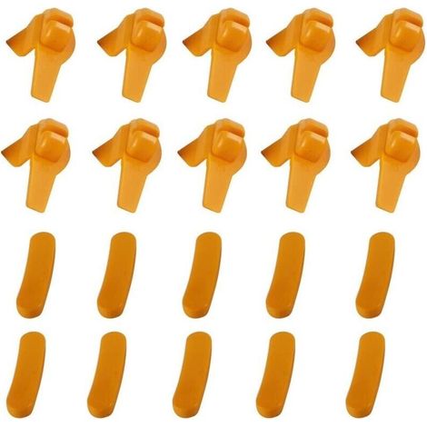 20 pièces Tête de Démonte-pneu avec Protège-jante et Insert Canard pour Changement de Pneus (1/5)