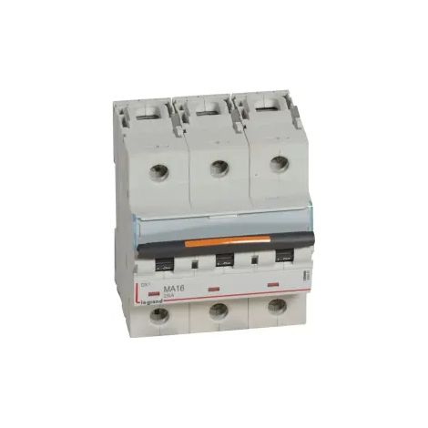 Disjoncteur magnétique seul DX³ MA 25kA arriv haute / départ bas à Vis 16A 4,5 modules