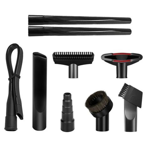 Staubsauger Zubehör Düse und Möbelbürste mit Reinigungsklinge für 32 mm Innendurchmesser, Schwarz - AUTRES (1/5)