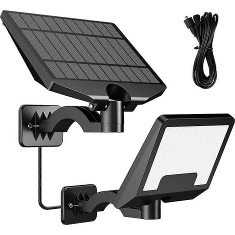 IP65 wasserdichte LED-Solarleuchte für den Außenbereich, Solar-Gartenleuchte mit einstellbarem Beleuchtungswinkel für Wand, Hof oder Straße. (1/5)
