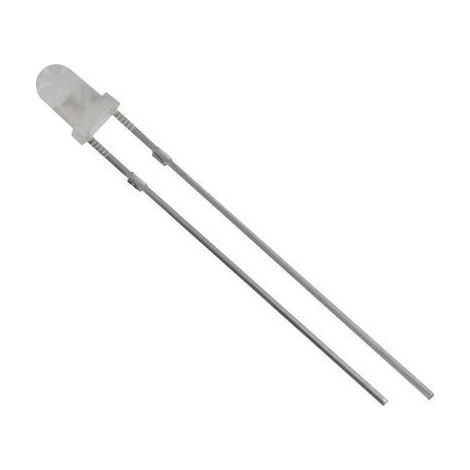 HuiYuan 3034W2D-EHD-A Diodo LED Bianco Rotondo 3 mm 700 mcd 60 ° 20 mA 3.1 V