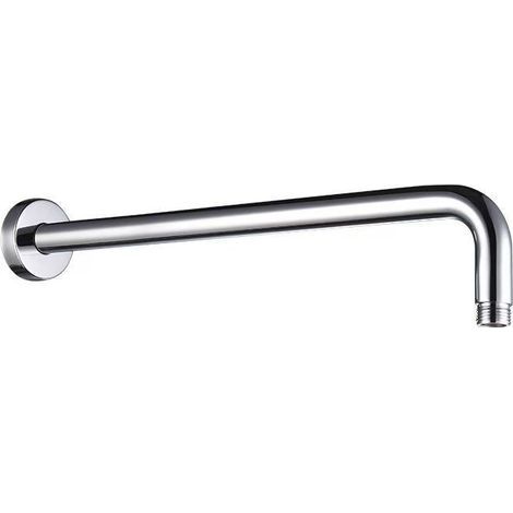 Runder J-förmiger Duscharm aus Edelstahl mit Antikalkfunktion (40 cm) (1/5)