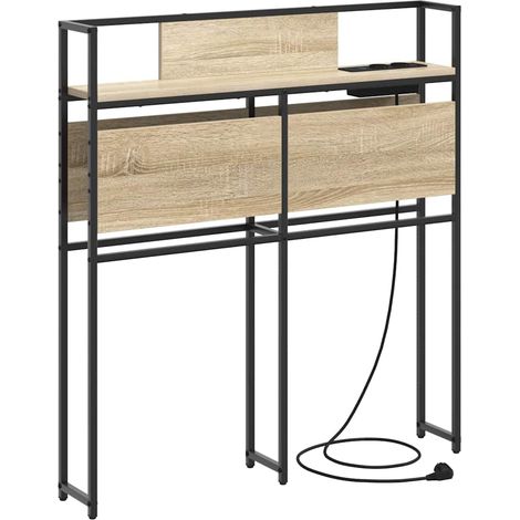Maison Exclusive - Testata contenitore rovere sonoma Legno multistrato