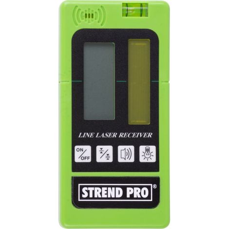 Detektor Strend Pro GREEN and RED, grüner Strahl, Fernempfänger für Laser, universal