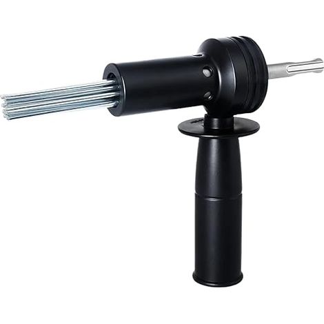 Dérouilleur électrique à aiguilles - Pistolet de dérouillage manuel - Adaptateur robuste à 18 aiguilles - Outils de marteau électrique - Pour perçage, préparation de carreaux, structuration de la
