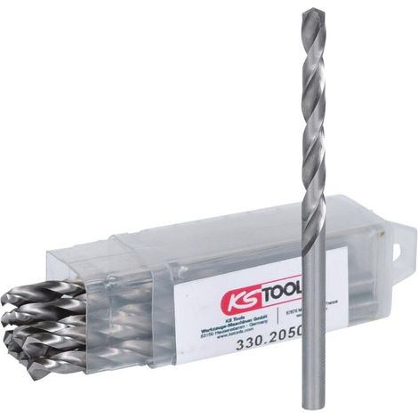 Forets HSS-G, 5mm, pack de 10 - Forets HSS-G, 5mm, pack de 10 - Forets HSS-G, 5mm, pack de 10 (1/5)