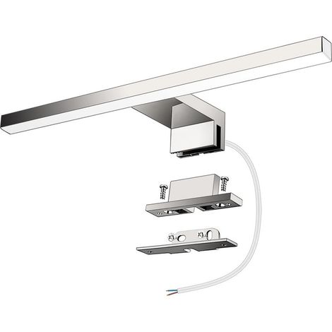 Lampe Miroir Salle de Bains LED 5W 400lm, IP44 Blanc Neutre 4000K 30cm Armoire Miroir Murale lumière Luminaire Salle de Bain AC230V, 300mm (1/5)