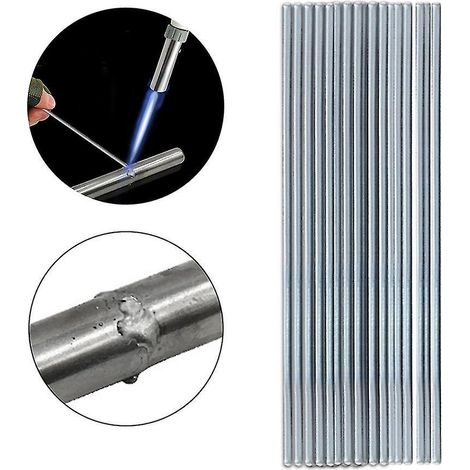 Electrodos de aluminio de baja temperatura, soldadura sin polvo, ideales para reparación de aluminio y proyectos de bricolaje. (1/5)