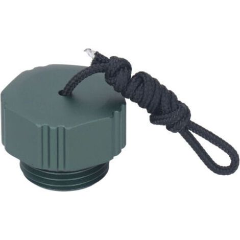 Bouchon anti-poussière fileté en alliage d'aluminium pour détendeur de plongée, premier étage DIN, valve de bouteille de plongée, vert foncé (1/5)