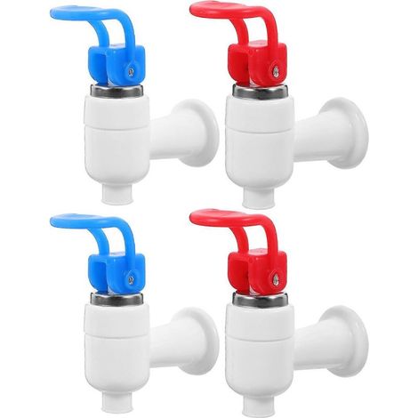 Set mit 4 Wasserauslaufdüsen für Eimer oder Trinkflaschen, mit Gewinde. (1/5)