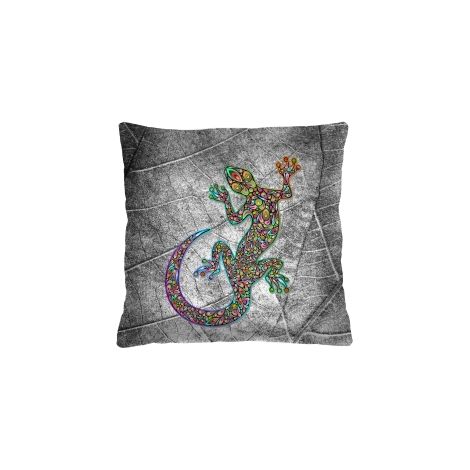 Cojín con forma de lagarto de 40x40 cm. (1/5)