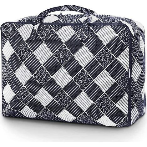 Sacs de rangement pour vêtements et couettes, grand sac de rangement pliable à glisser sous le lit avec poignées de penderie (1/5)