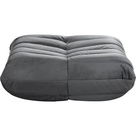 HOME DELUXE - Sedia relax sgabello CHILL  Colore antracite (1/5)