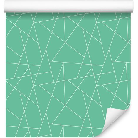 Carta da parati con motivo geometrico marino e forme morbide, 50x1000 cm (1/5)