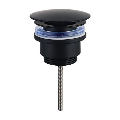 Fugaflow Efficiente Pietra Ensemble lave-mains – 40 x 21,5 x 12 cm – lisse – demi-rond – céramique – robinet pour lave-mains noir mat – bonde (1/4)