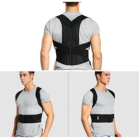 Correcteur de Posture Respirant et Ajustable pour le Dos - Idéal pour le Travail, Maison et École (1/3)