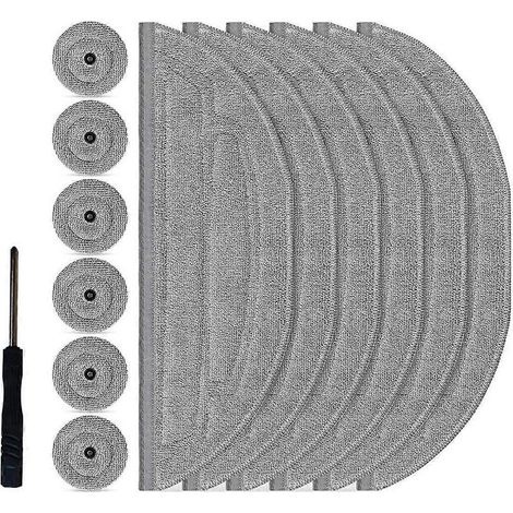 Lingettes de nettoyage pour aspirateur robot S8 MaxV Ultra / S8 Max Ultra - Recharges de lingettes de nettoyage (1/5)