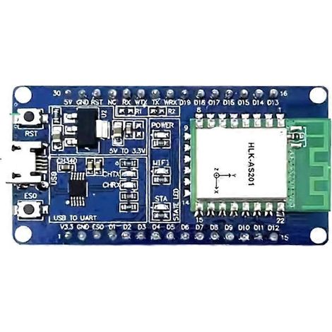 Capteur MEMS HLK-AS201 10 axes, accéléromètre, gyroscope, attitude, inclinaison et champ magnétique (1/5)