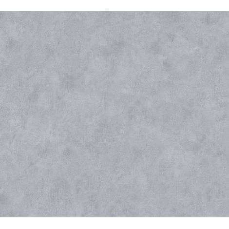 Homemaison – Papier peint uni effet pictural gris – Intissé facile à poser – Dimensions 53 cm x 10,05 m – Pour chambre, salon, bureau