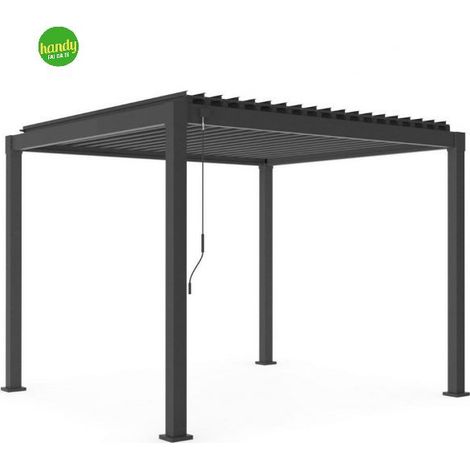 Pergola Garda Bizzotto 3x3 m Antracite (1/5)