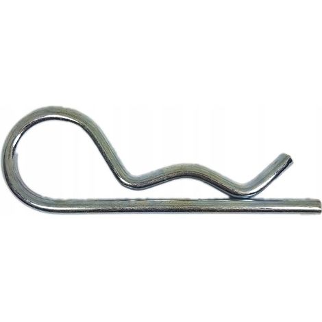 Pasador de chaveta de resorte simple, diámetro 3, galvanizado, 10 unidades. (1/5)