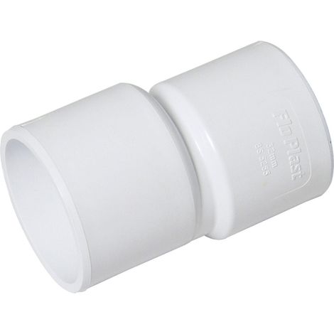 FloPlast ABS Solvent Weld Level Invert Reducer 40mm x 32mm White (1/2)