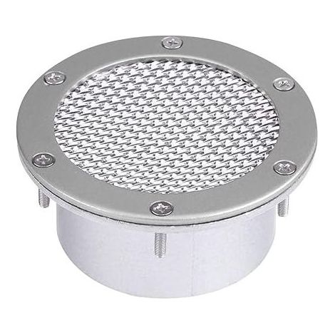Entrées d'air de Voiture, Entrée d'air de Pare-Chocs de Grille de Conduit d'air de Voiture de Course Universelle pour Prise d'air Froid (Argent) (1/5)