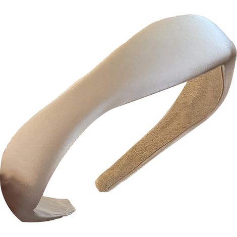 Bandeau Femme Uni Gris Clair Antidérapant Élastique Doux Élégant Serre-tête Tissu Éponge (1/5)