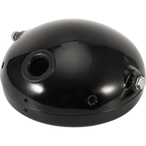 7-Zoll-Motorrad-Modifikations-LED-Scheinwerfergehäuseabdeckung aus Eisen (Schwarz)