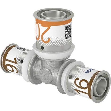 Té réduit inox à sertir S-Press Plus multicouche FFF - 16x20x16 - Uponor (1/2)