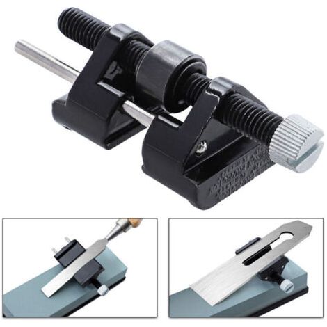 Affûteur à angle fixe pour le travail du bois support de pierre à aiguiser ciseau de meulage manuel couteau à découper rabot ouvre-angle fixe affûteur (1/5)