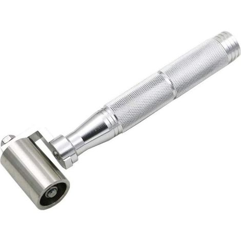 Rouleau Papier Peint - Acier Inoxydable - 34 mm x 24 mm - Pour Pose Murale Professionnelle - 1 Pièce (1/5)