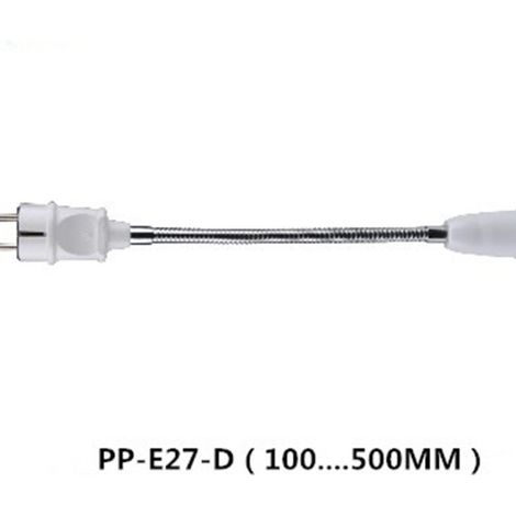 Adaptateur de prise européenne vers E27 avec rallonge, douille et support de lampe, sans interrupteur, câblage ancien, CE