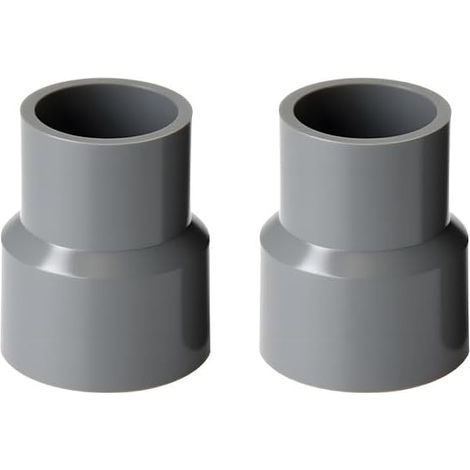 Réducteur PVC DWV - Lot de 2 - Raccords à emboîtement - Adaptation tuyaux 40x50mm - Plomberie et évacuation - Taille 25x32mm (1/5)