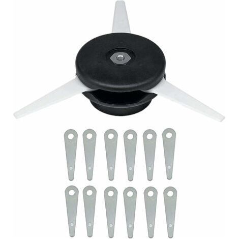 Tête de débroussailleuse compatible STIHL POLYCUT 6-3 – 1 tête de coupe et 12 lames en nylon – Coupe efficace pour grandes surfaces (1/5)