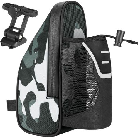 Sacoche de Selle Imperméable et Réfléchissante avec Porte-Bidon pour VTT et Vélo de Route (1/5)