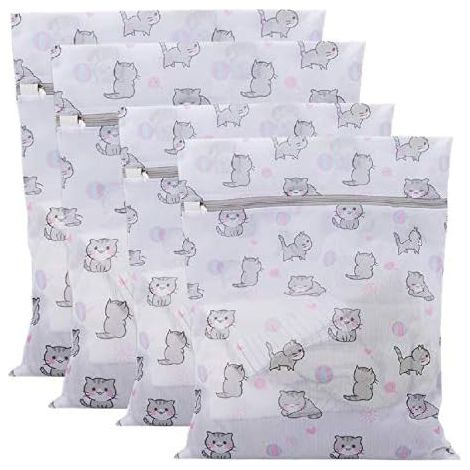 4 PCS exquis sac à linge pour sous-vêtements en tissu sandwich à haute perméabilité