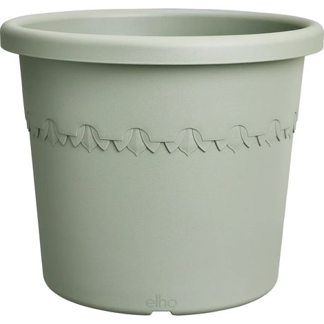 Elho Algarve Cilindro 30 - Vert - L 29 x B 29.2 x H 25 cm - extérieur - 100% recyclé (1/5)