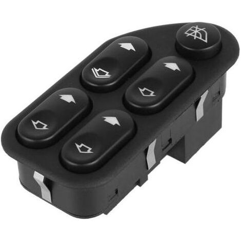Pulsante di controllo alzacristalli per Ford Ranger, Fiesta ed EcoSport 2004-2008, interruttore a pulsante di ricambio 7S6514529AA (1/4)