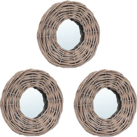 Spiegel 3 Stk. 15 cm Weide vidaXL (1/5)