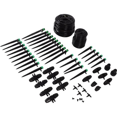 Système d'irrigation de jardin  kits d'irrigation goutte à goutte automatiques pour potagers surélevés et pelouses (1/5)