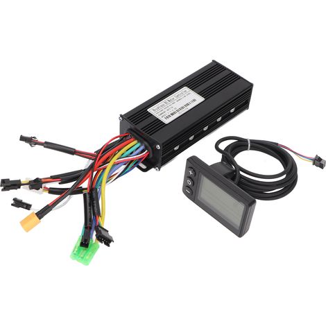 DC 24V 36V 48V 30A Sinuswellen-Controller mit LCD-Display S866, Motorsteuerungs-Kit für Elektrofahrräder und Elektroroller (1/4)