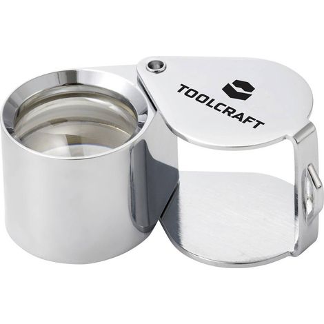 TOOLCRAFT TO-10182537 Lente d'ingrandimento pieghevole Ingrandimenti: 10 x Lente: (Ø) 21 mm (1/5)