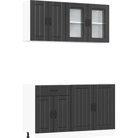 Maison Exclusive - Conjunto de armarios de cocina "Lucca" de 4 pi