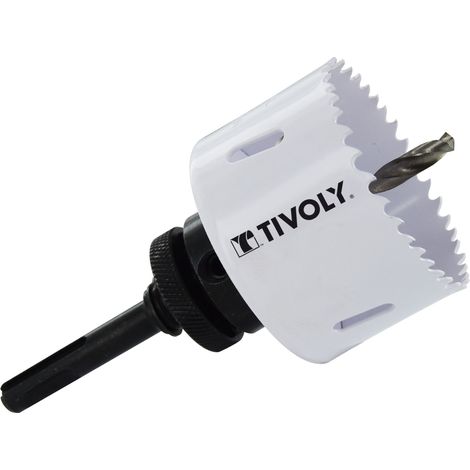Tivoly • Scie Cloche Bi-Métal HSS • Ø67mm • Attache SDS+ • Denture à Pas Variable • Pour Forage Inox • Pour Perçage dans les Métaux