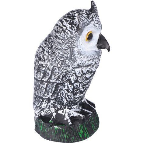 Vogelscheuche aus Plastik, künstliche Eule, Gartendekoration, Schädlingsbekämpfung, Vogelabwehr, 1022 (1/5)