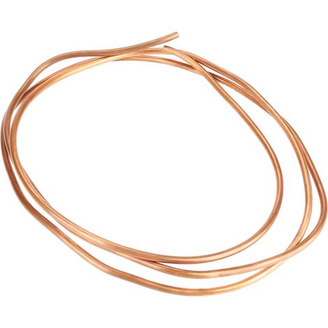 Tube en cuivre souple T2 de 2 m, diamètre intérieur 4 mm, diamètre extérieur 5 mm, épaisseur 0,5 mm, pour la réfrigération