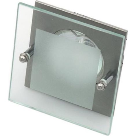 Spot encastré carré nickel satiné MR16 50W Candellux